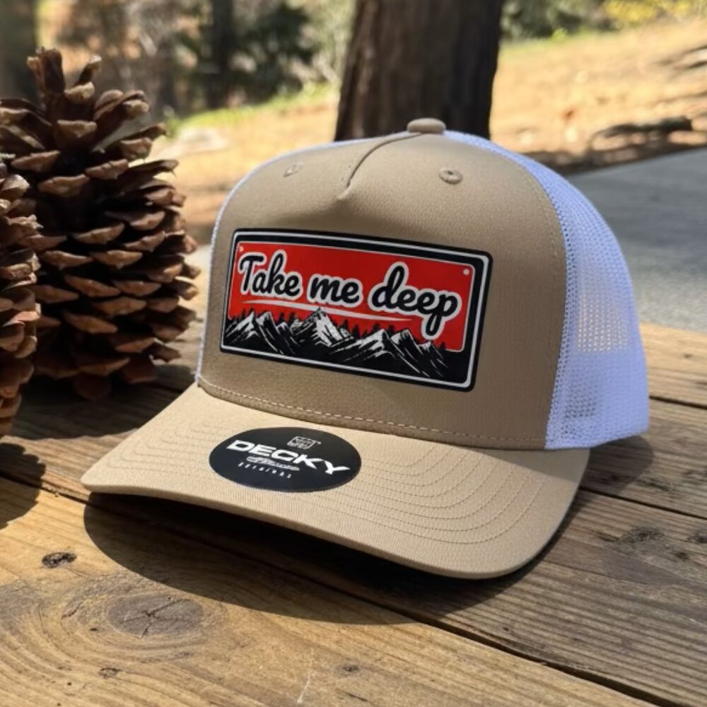 Take Me Deep – Classic Mid-Profile Trucker Hat